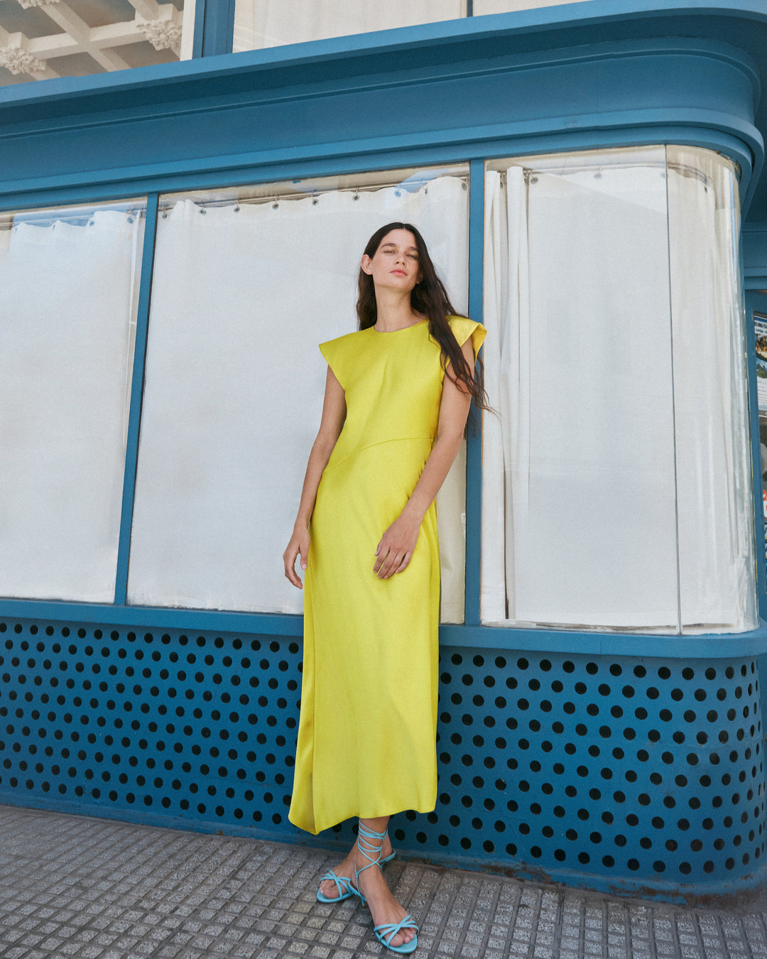 Violeta Dress in Chartreuse 6 Violeta Dress in Chartreuse 6
