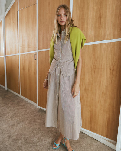 Tanya Taylor | Hannah Dress | Acorn/Optic White