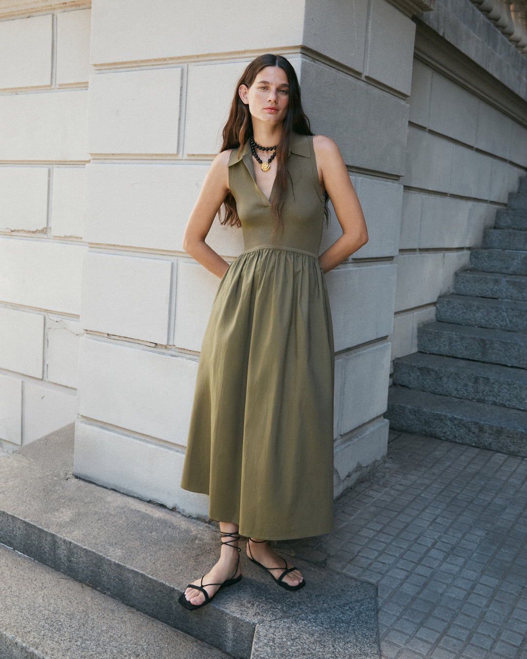 Tanya Taylor | Bess Dress | Olive Green