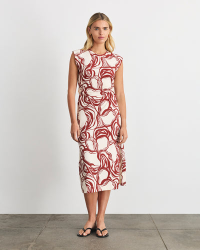 tanya taylor midi dress Tanya Taylor | Midi Renzo Dress | Cream White Midi Dress