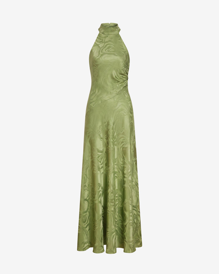 anaiis silk dress Reformation Women's Anaiis Silk Dress - Green - Size 10