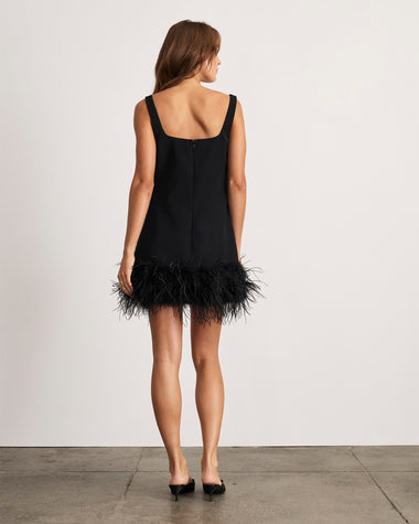 mini corset dress Pia by Velvi Lace-Corset Mini Dress Black / XSmall main image 1