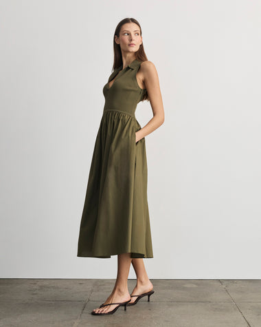 Tanya Taylor | Bess Dress | Olive Green - L