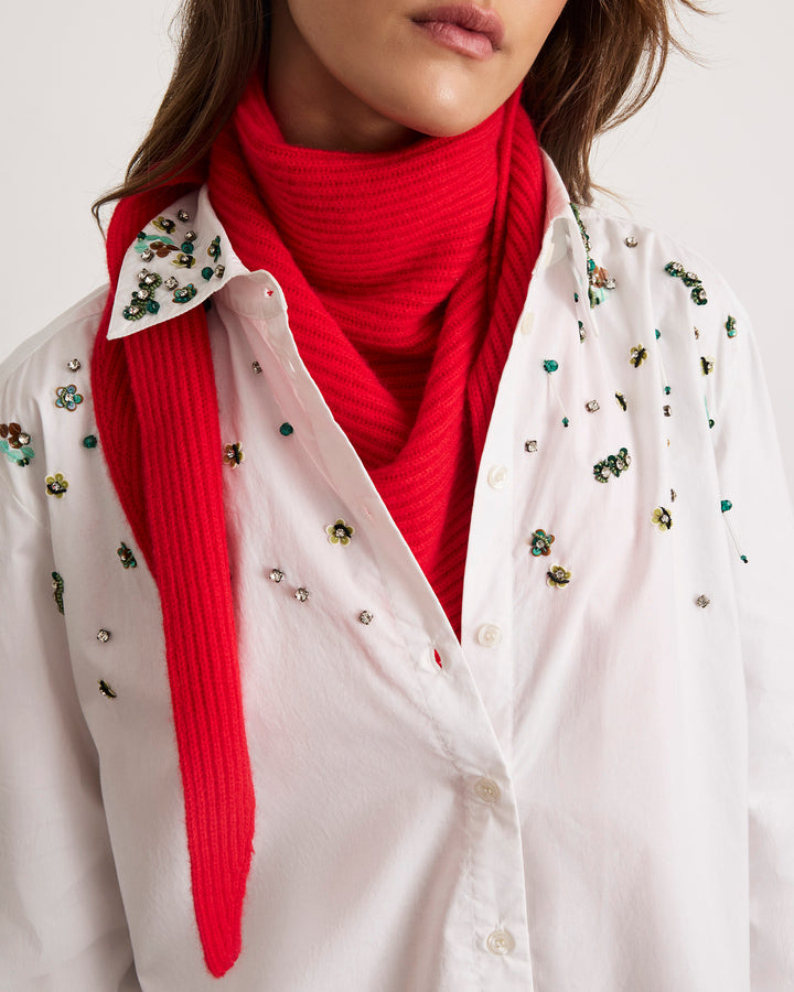 Silvia Cashmere Triangle Scarf – Tanya Taylor
