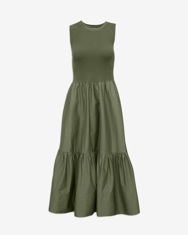 Crew Neck Josephina Dress – Tanya Taylor