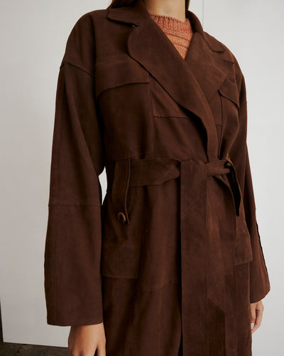 Suede Clayton Coat