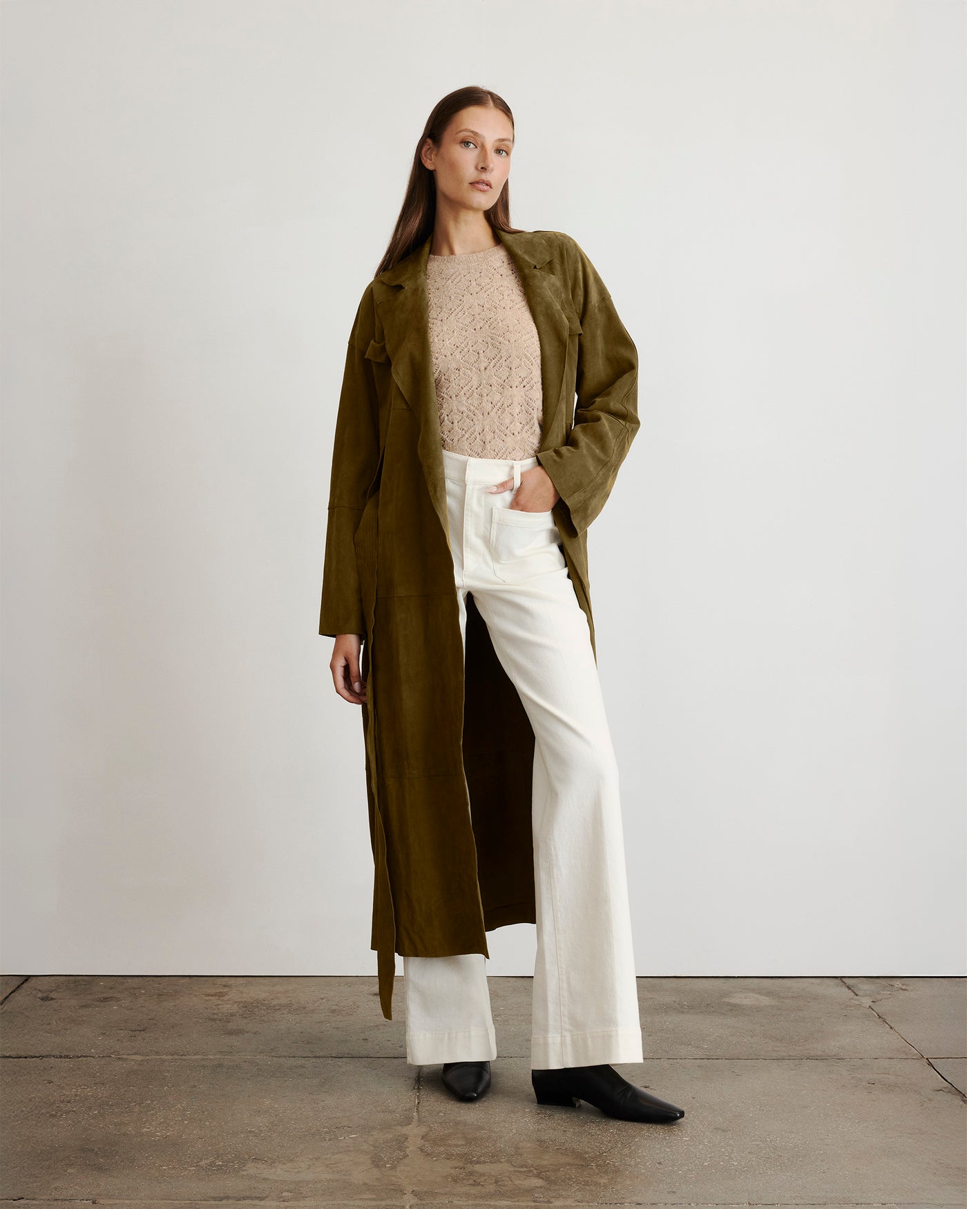 Suede Clayton Coat