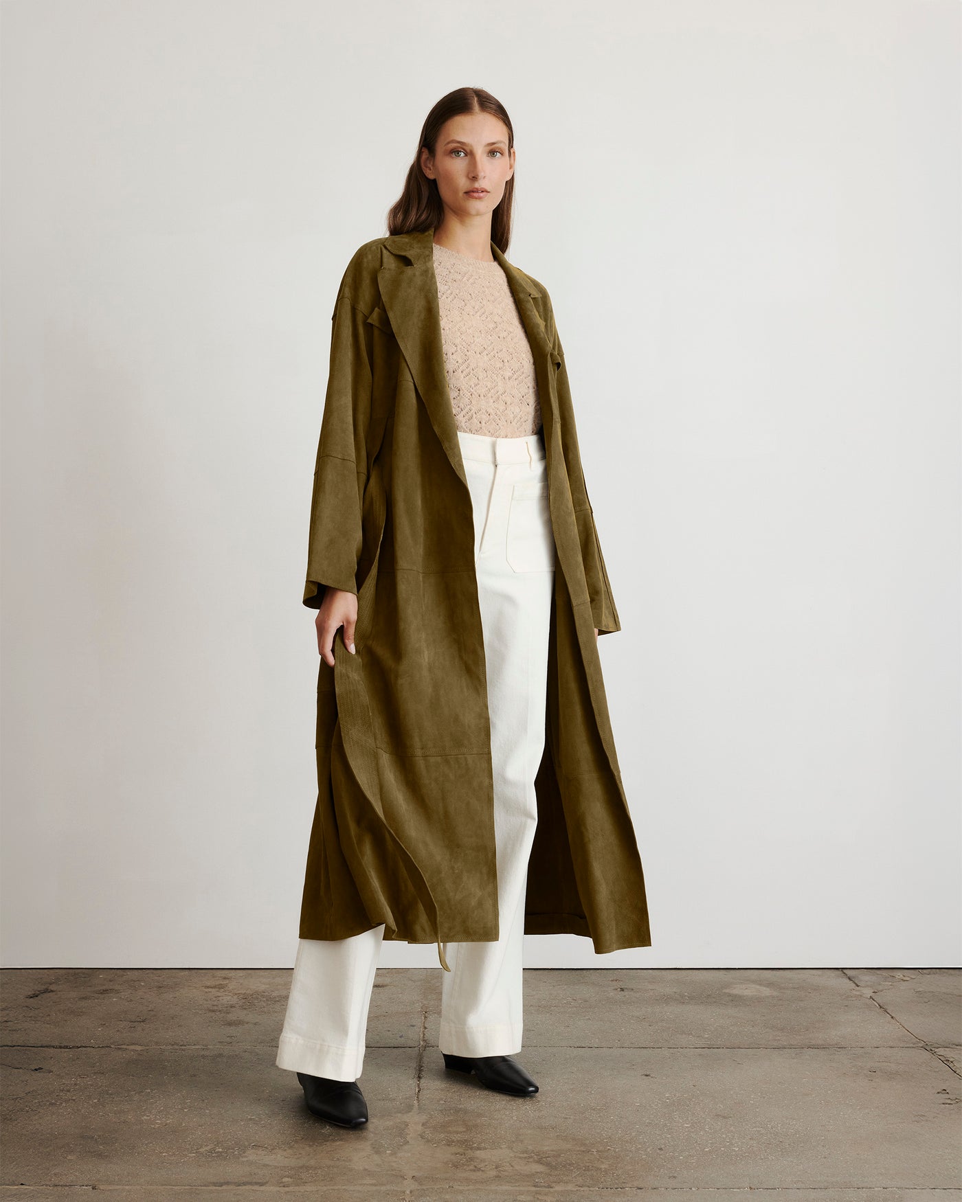 Suede Clayton Coat