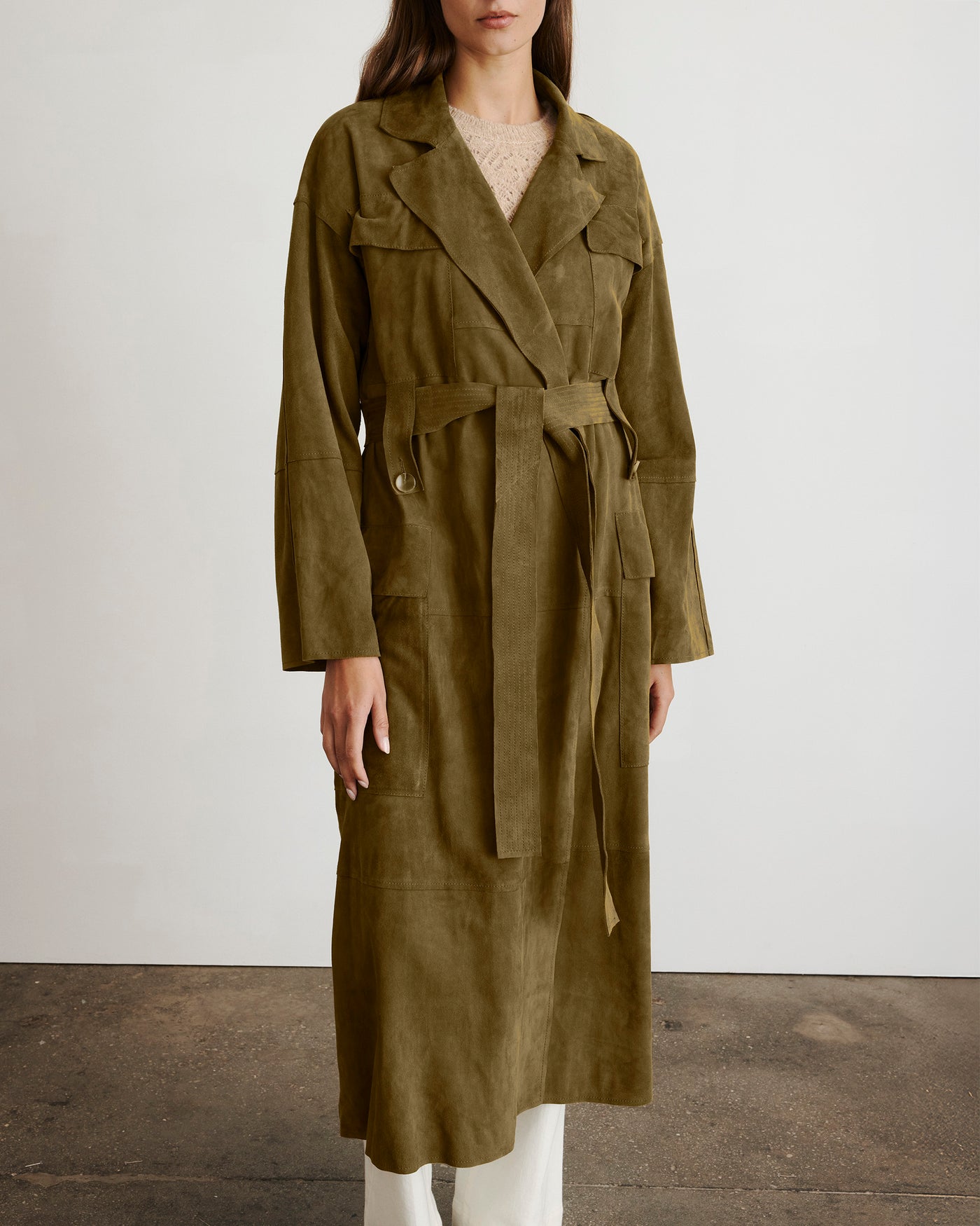 Suede Clayton Coat