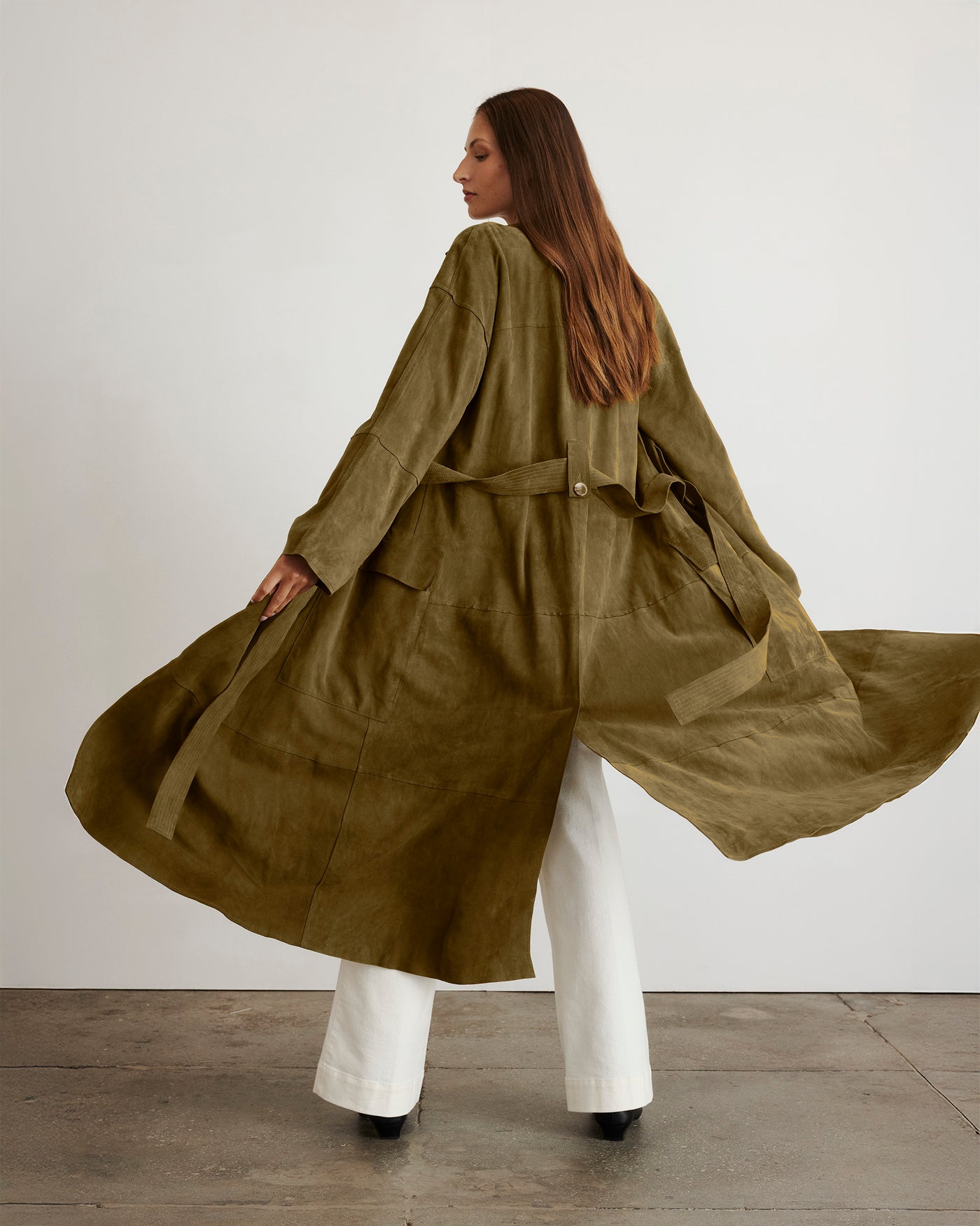 Suede Clayton Coat