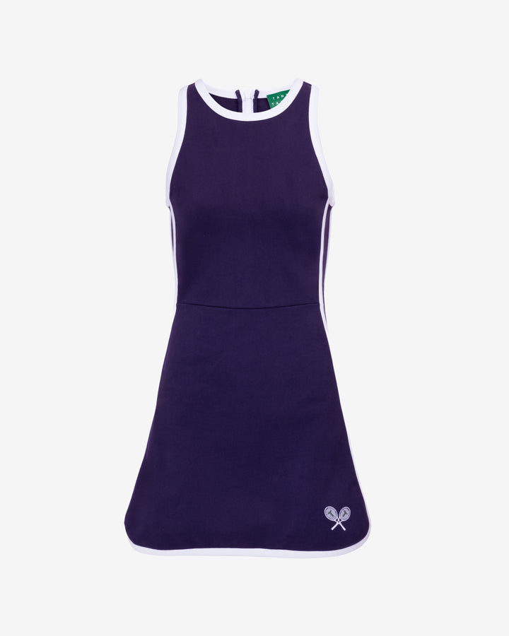 women's tennis dress Wilson Winning Moisture-Wicking in Bright White seam pockets. Women's Tennis Baseline Polo Dress