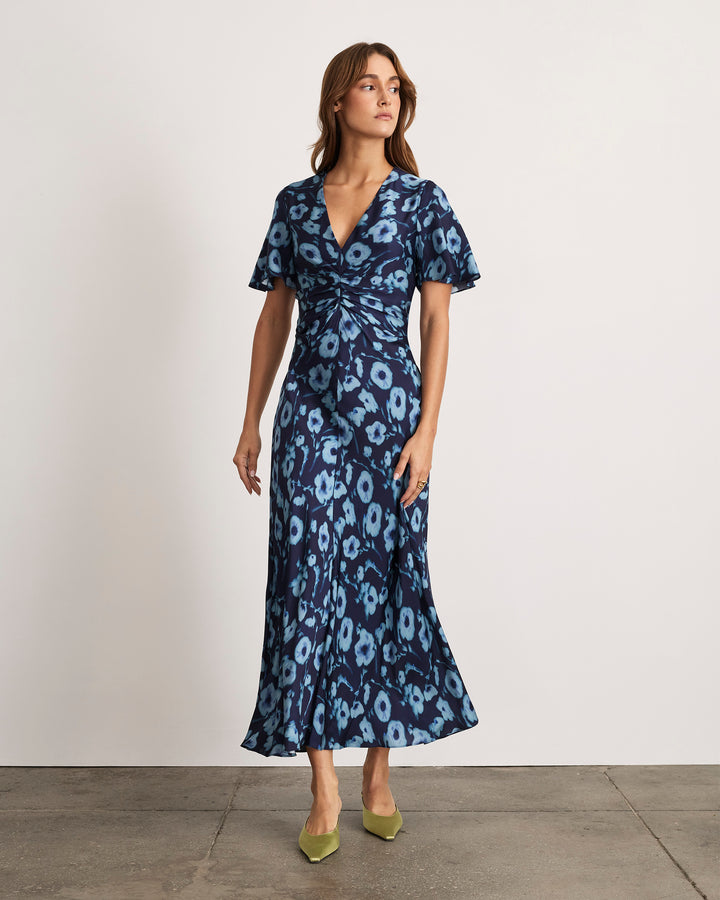 Tanya Taylor | Daphne Dress | Navy Blue Floral