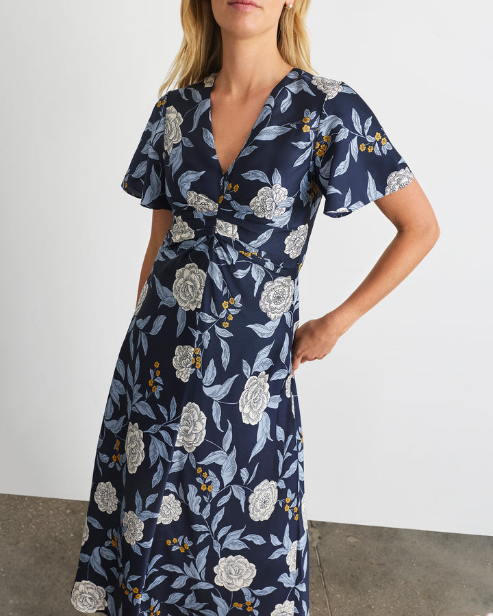 daphne blue dress Daphne Dress- Blue Toile Dynasty George