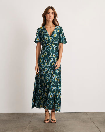 Tanya Taylor | Daphne Dress | Emerald Multi