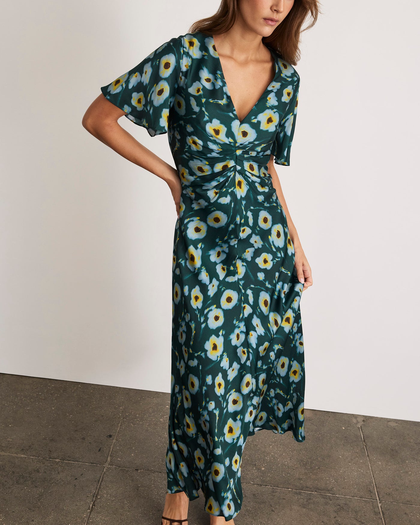 Tanya Taylor | Daphne Dress | Emerald Multi