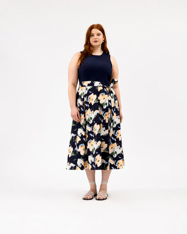 devon midi dress Devon Semi-Sheer Chiffon Midi Dress