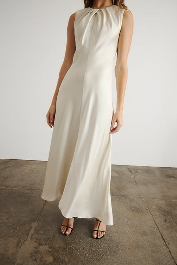 Tanya Taylor | Emily Dress | Ivory Maxi Dress Tanya Taylor | Emily Dress | Ivory Maxi Dress