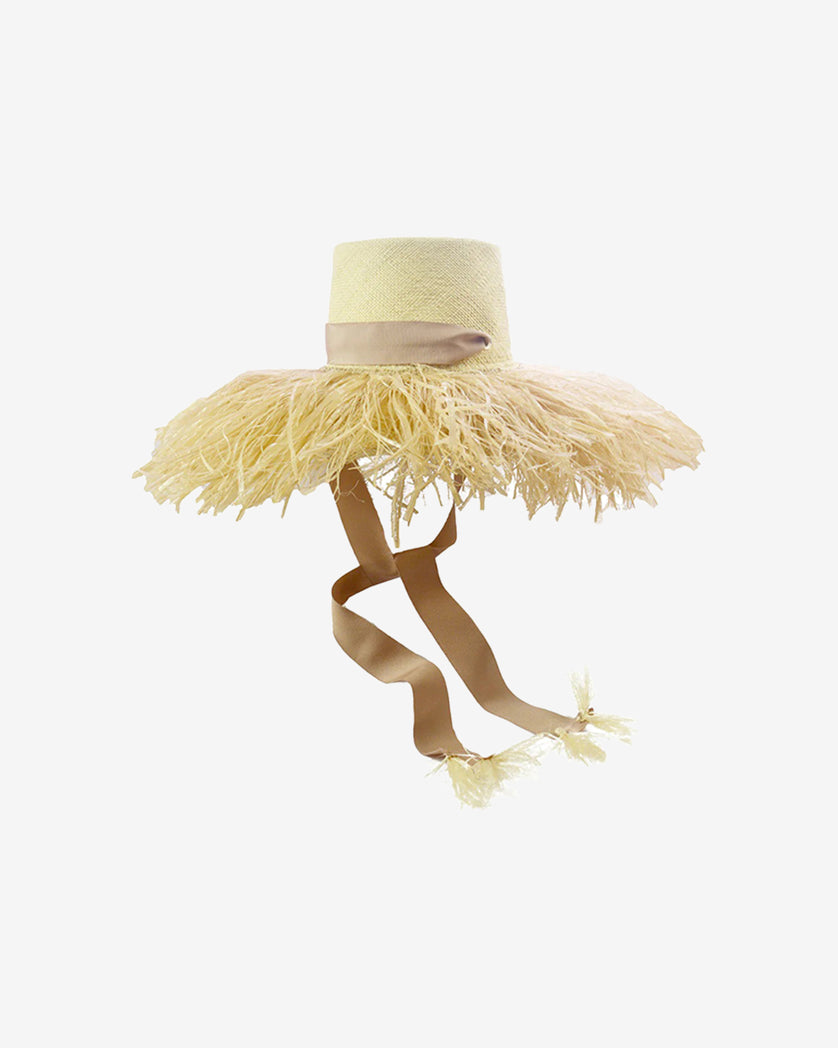 Sensi Studio Frayed Lampshade with Extra Frayed Details - Thumbnail 3