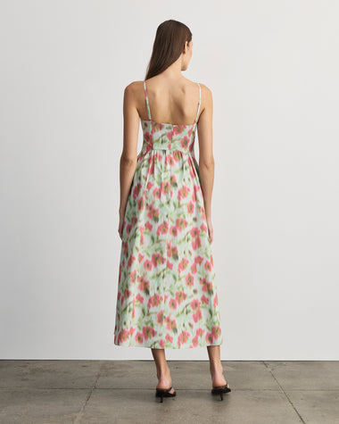 Tanya Taylor | Gigi Dress | Pistachio Multi Midi Dress - 6 Tanya Taylor | Gigi Dress | Pistachio Multi Midi Dress - 6