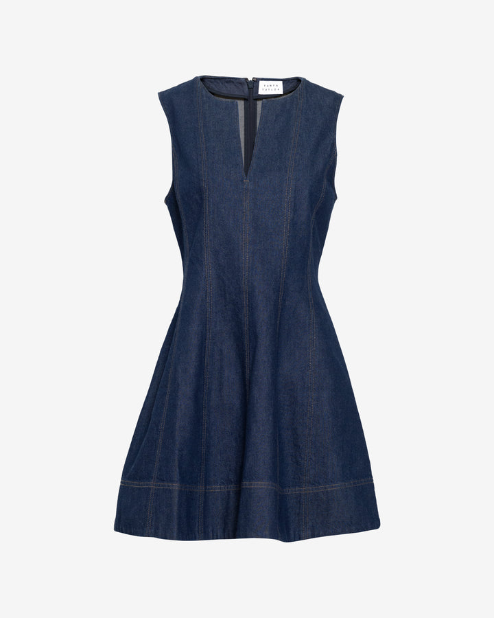 Glenda Denim Dress in Dark Indigo 00 Glenda Denim Dress in Dark Indigo 00