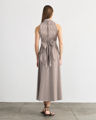 Hannah Dress Acorn/optic White / 4