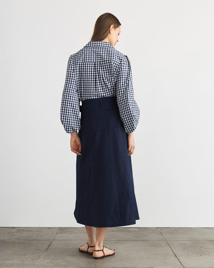Linen Hudson Skirt – Tanya Taylor