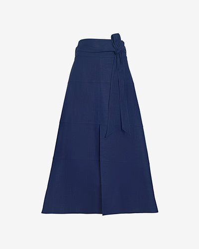 スカート ason CHECK KANGKANG MIDI SKIRT / NAVY Linen Hudson Skirt – Tanya Taylor