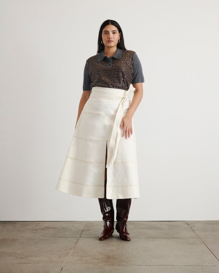 スカート THETOE ASTORIA PLEATED SKIRT Bercy Balloon Skirt – THE TOÉ