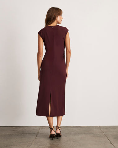 kimberly midi dress Tanya Taylor | Kimberly Dress | Deep Plum Front Tie Mini Shirt Dress