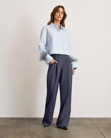 Tanya Taylor | Adler Pant | Dark Chambray - 6