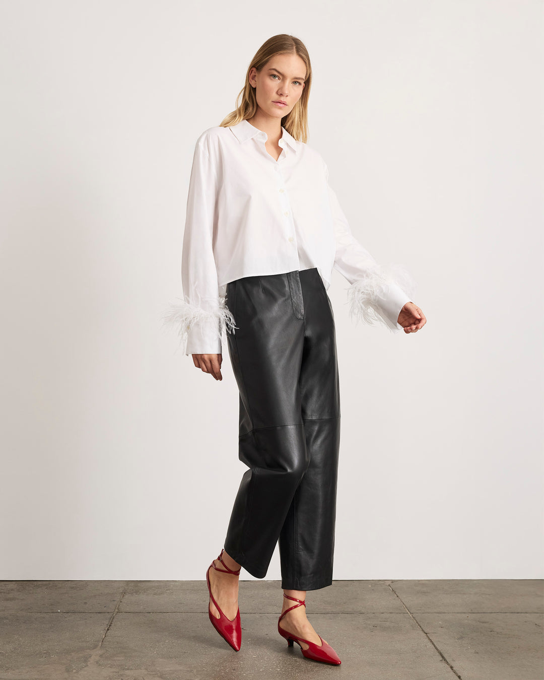 Largaux Feather Top – Tanya Taylor