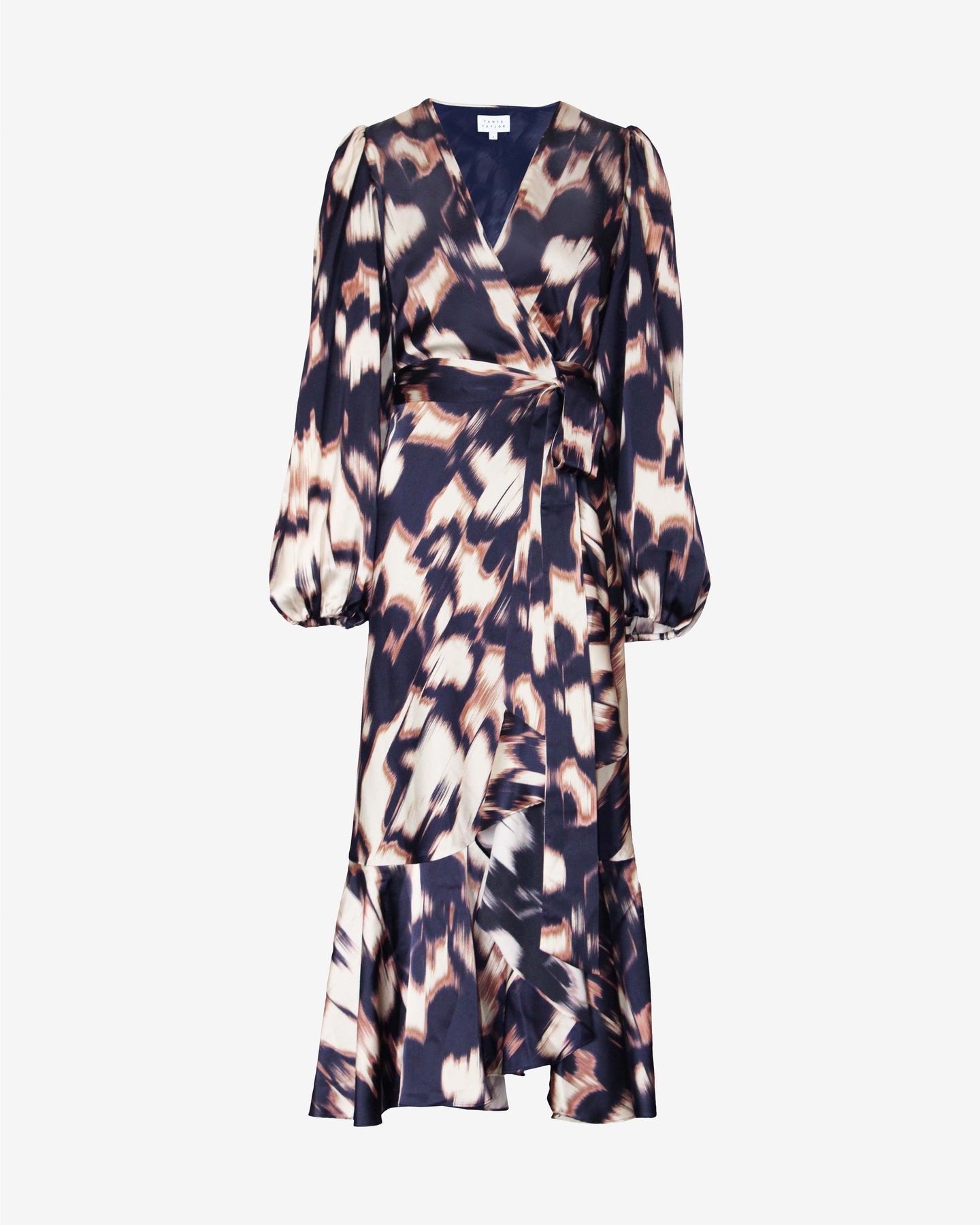 Tanya taylor floral blaire wrap dress top