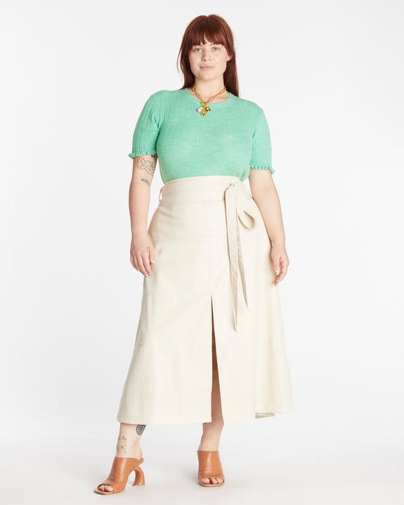 Vegan Leather Hudson Skirt
