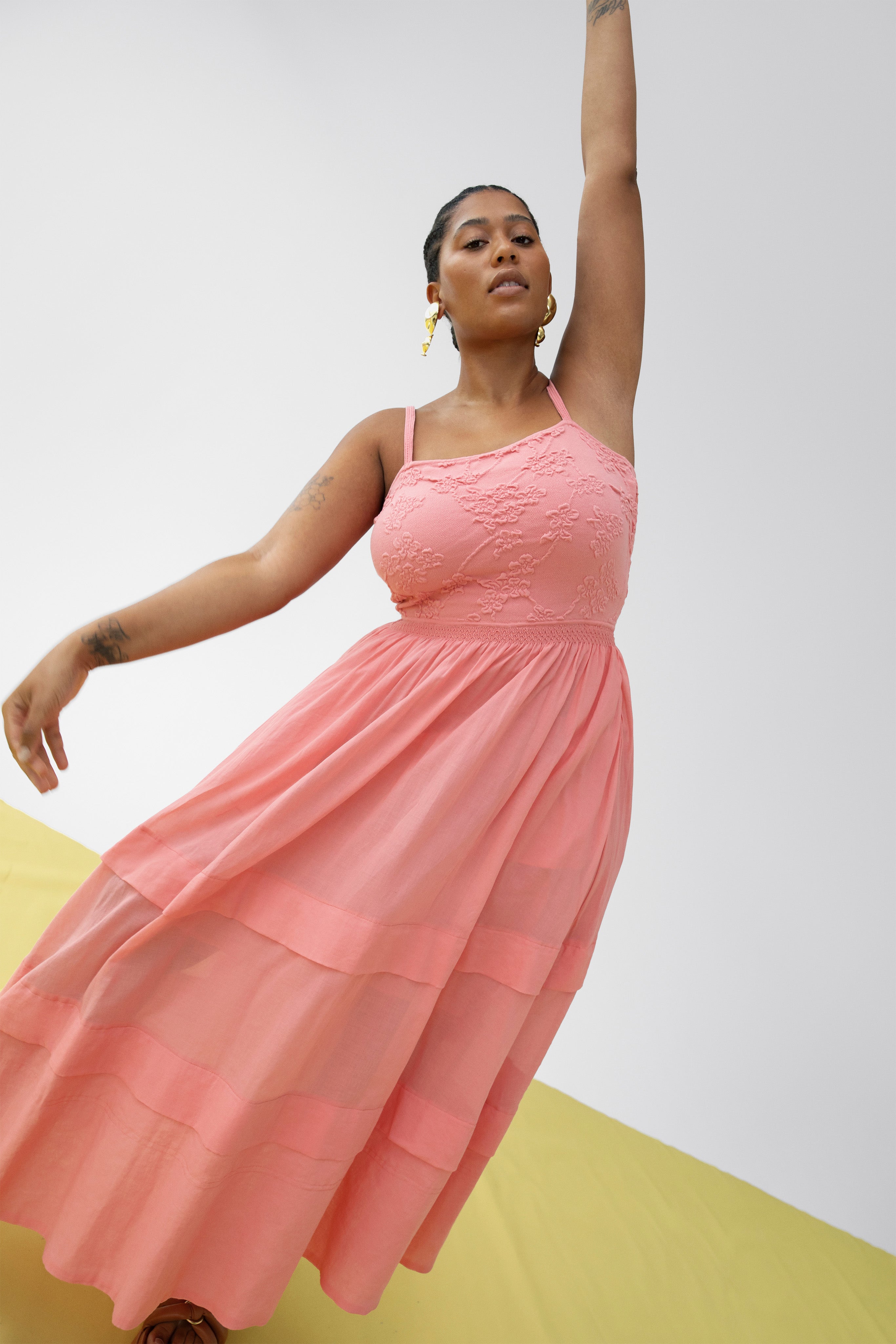 Tanya taylor pink dress sale