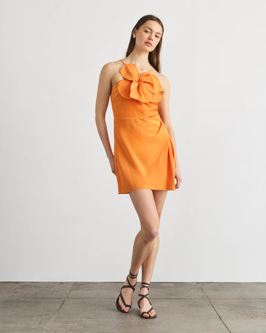 black pleated dress Theory Pleated Hem Dress