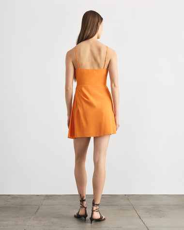Tanya Taylor | Short Marlowe Dress | Cadmium Orange