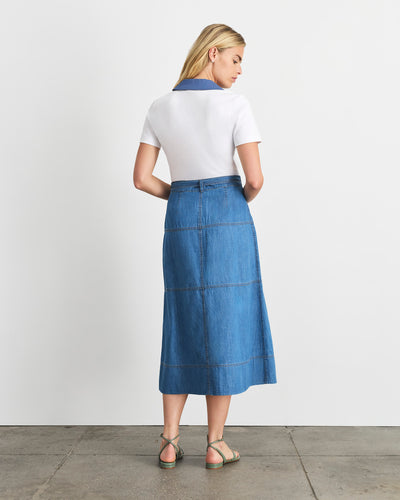Hudley Denim Skirt – Tanya Taylor