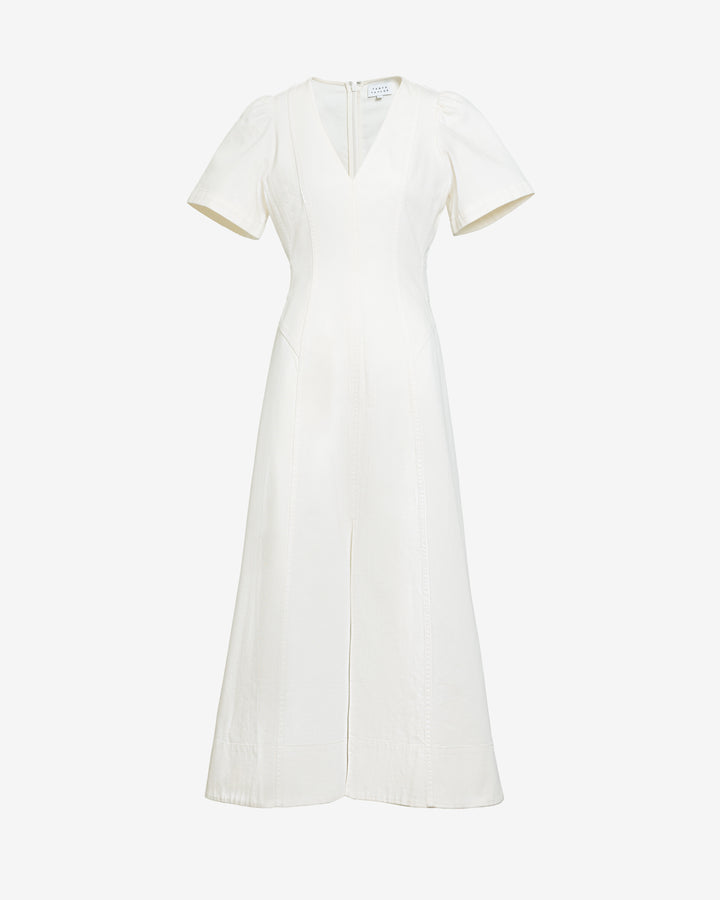 tanya taylor midi dress Tanya Taylor | Midi Renzo Dress | Cream White Midi Dress