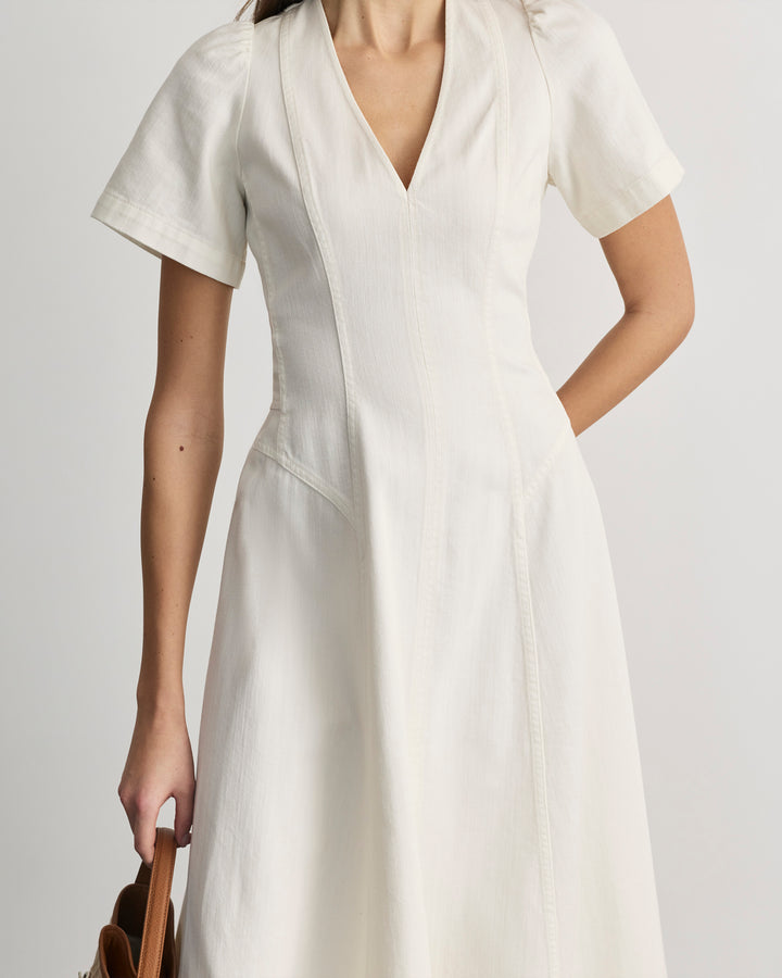 Midi Renzo Denim Dress – Tanya Taylor