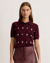 Camilla Embroidered Knit Top