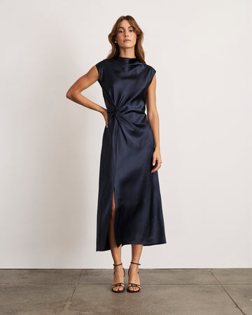 Tanya Taylor | Robinella Dress | Anthracite Midi Dress