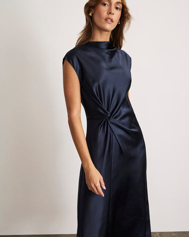 Tanya Taylor | Robinella Dress | Anthracite Midi Dress