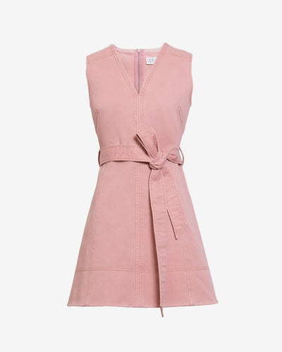 Tanya Taylor | Reina Denim Dress | Rose Quartz