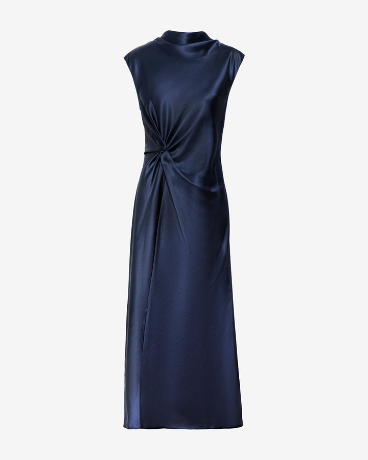 robbia satin midi dress Heavy Satin Midi Bias Dress