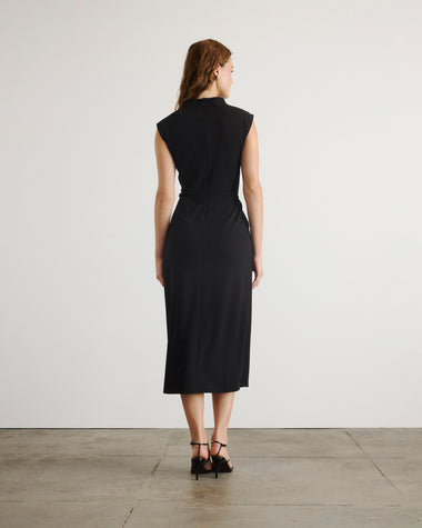 Tanya Taylor | Robinella Dress | Black Midi Dress