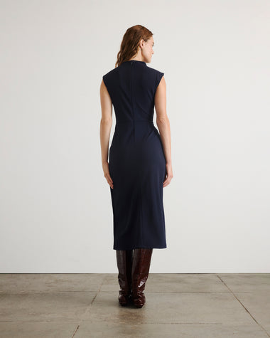 sachin and babi light blue dress Lucille Knit Maternity Midi Dress Dark Teal L main image 0