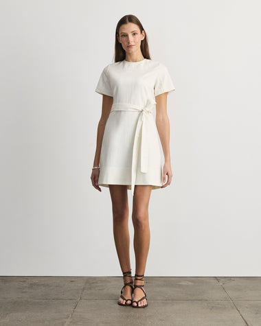 Short Ella Denim Dress Tanya Taylor Short Ella Denim Dress Tanya Taylor