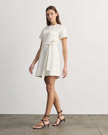 Short Ella Denim Dress – Tanya Taylor
