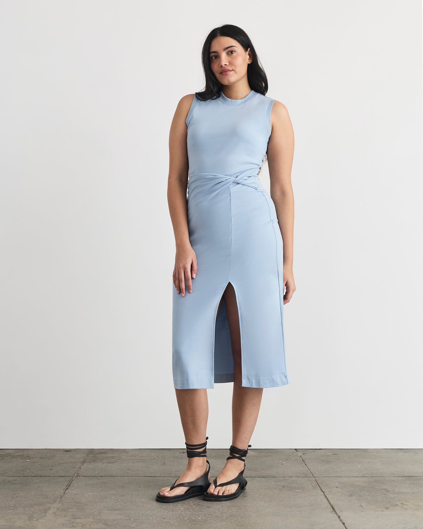 office work dress designs Happy Saield Women Wear to Dresses V Neck Ruched Button Design Irregular Wrap XL White: Buy Online at Best Price in UAE Color:Champagne Meadow NoDiscount together look without any STAUD Cotton-Blend Joy Maxi