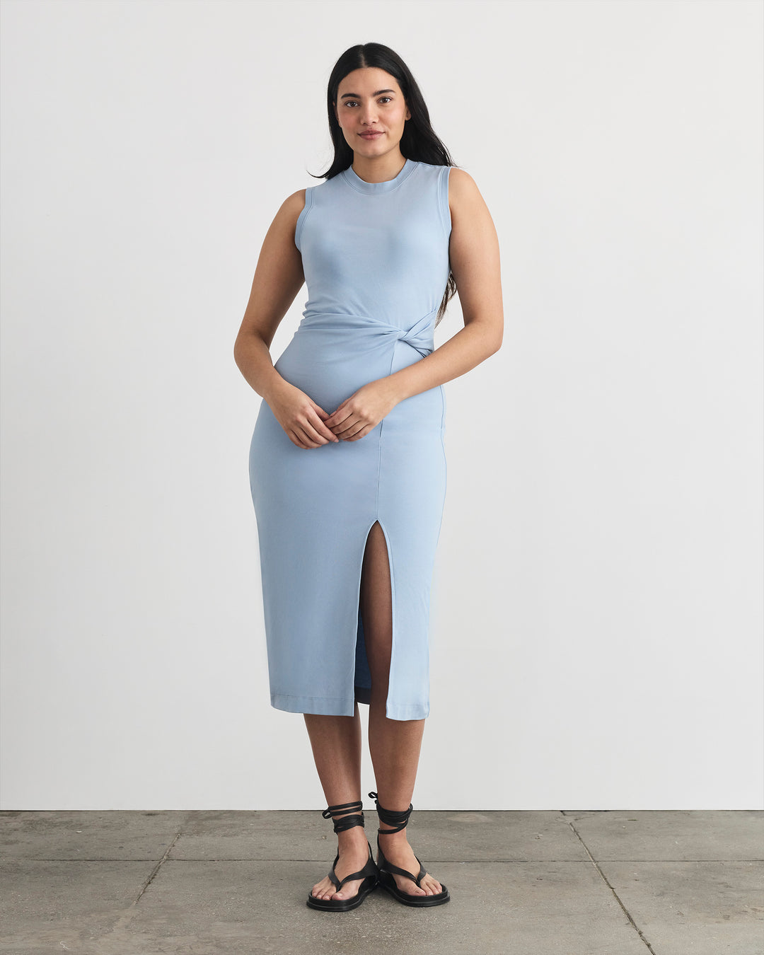 light blue sleeveless dress Textured Woven Mini - All Dresses Available in white Tanya Taylor | Sleeveless Cody